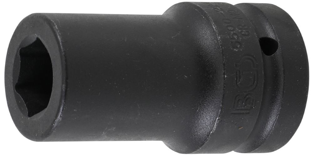 Produktbild BGS Kraft Steckschlüssel 22 mm Einsatz Sechskant tief Antrieb Innenvierkant 25 mm