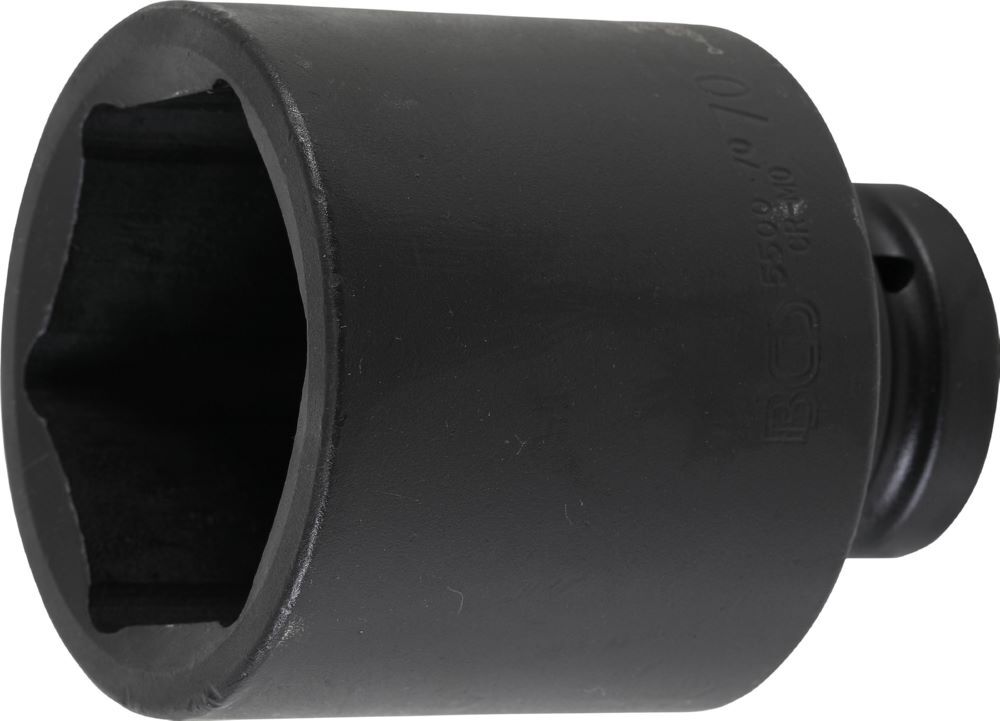 Produktbild BGS Kraft Steckschlüssel 70 mm Einsatz Sechskant tief Antrieb Innenvierkant 25 mm