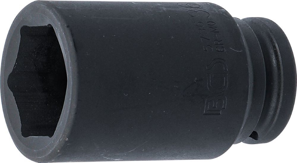 Produktbild BGS Kraft Steckschlüssel 36 mm Einsatz Sechskant tief Antrieb Innenvierkant 20 mm