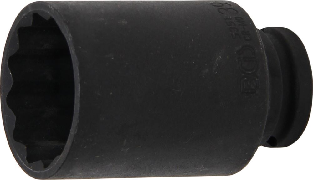 Produktbild BGS Kraft Steckschlüssel 39 mm Einsatz Zwölfkant Antrieb Innenvierkant 12,5 mm