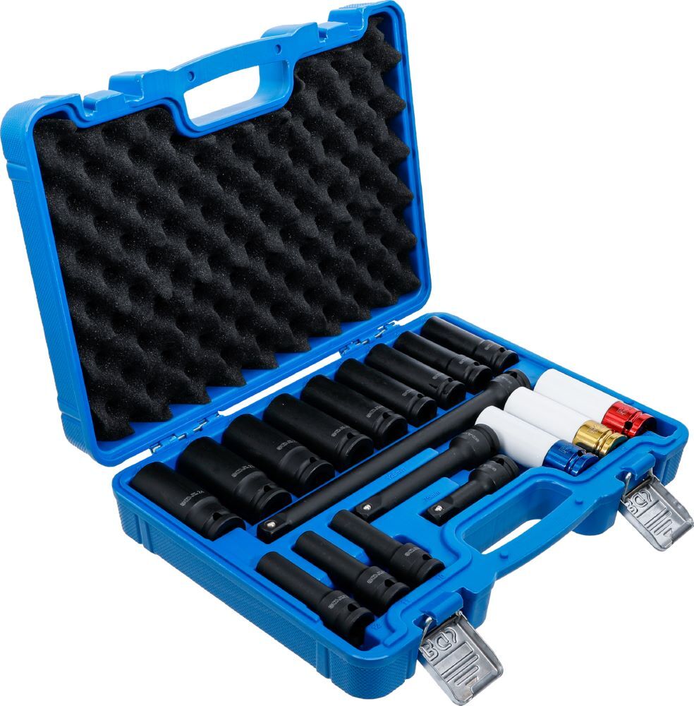 Produktbild Kraft Steckschlüssel und Kraft Schoneinsatz-Satz Sechskant 18 teilig bild 2