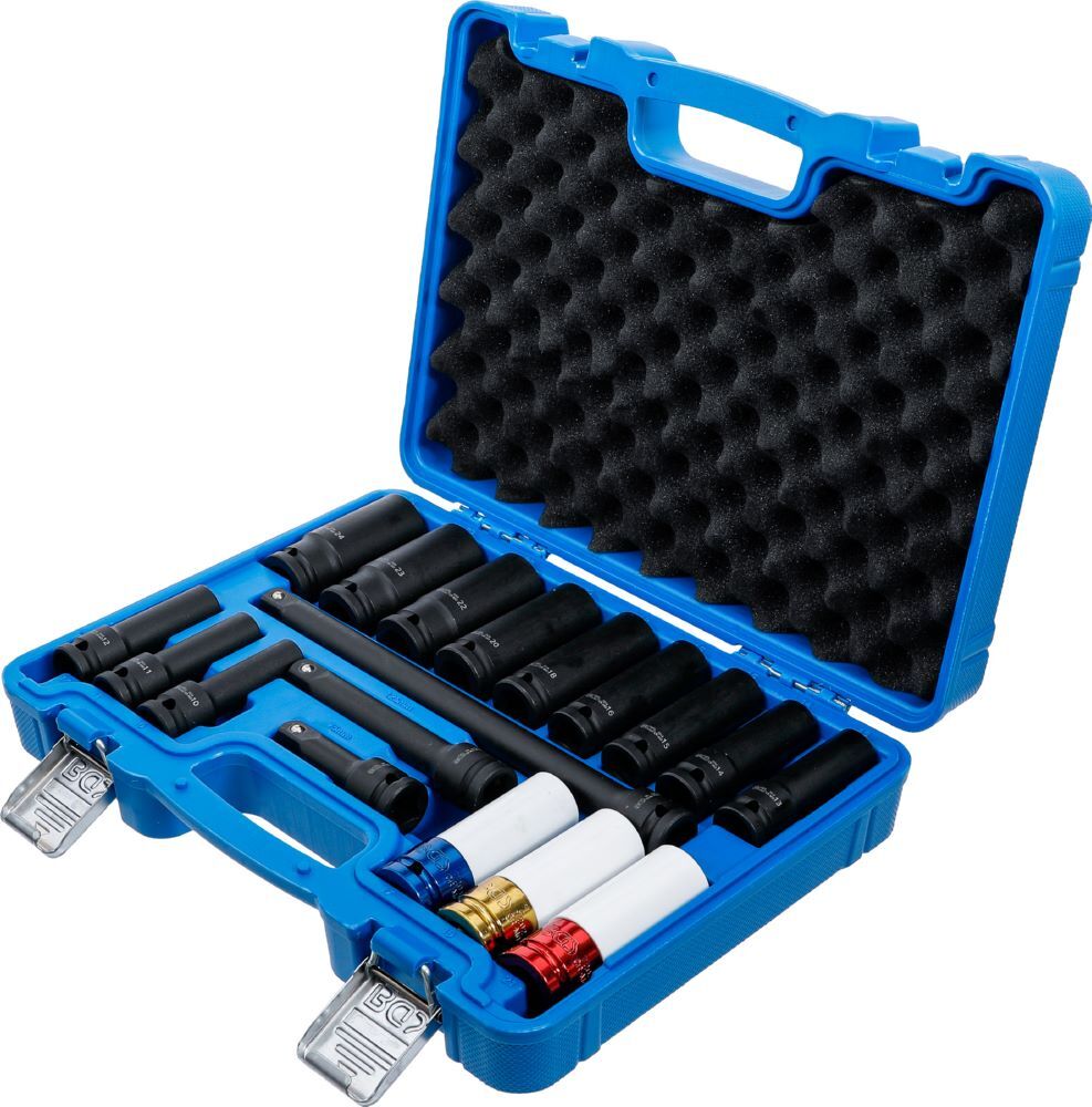 Produktbild Kraft Steckschlüssel und Kraft Schoneinsatz-Satz Sechskant 18 teilig bild 3