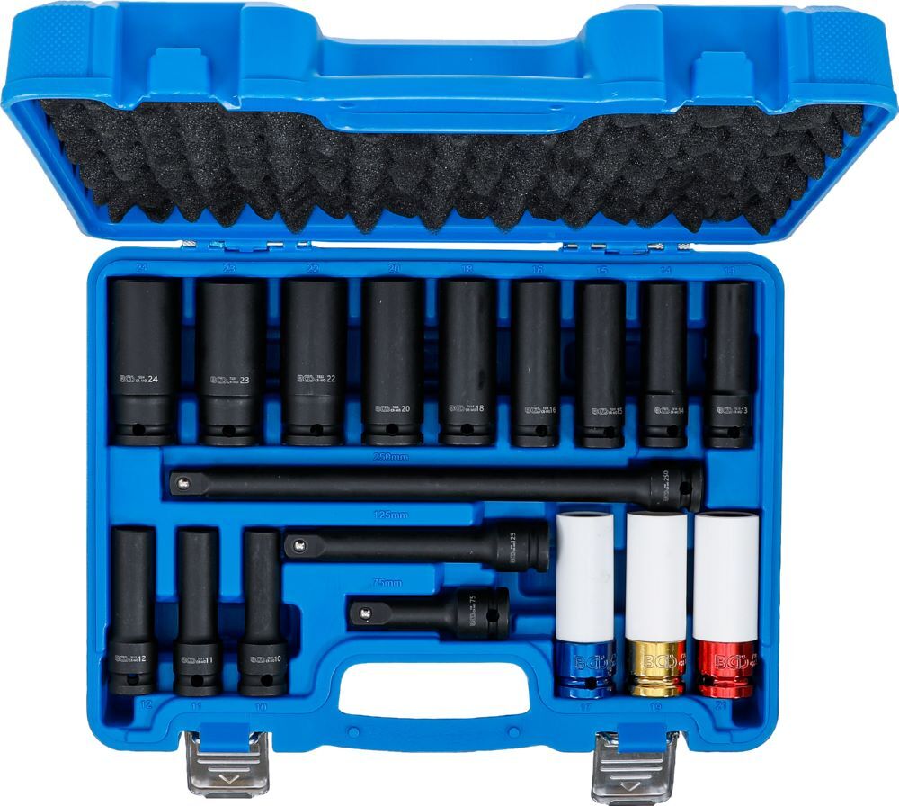 Produktbild Kraft Steckschlüssel und Kraft Schoneinsatz-Satz Sechskant 18 teilig bild 4