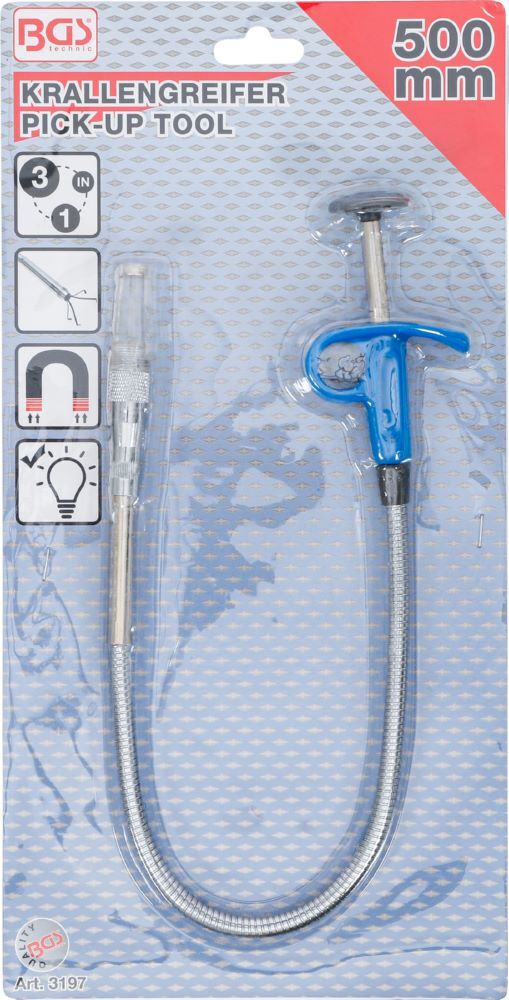 BGS Krallengreifer 3-in-1 Kombiwerkzeug 500 mm Produktbild BGS Krallengreifer 3-in-1 Kombiwerkzeug 500 mm bild 4