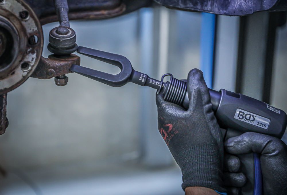 BGS Kugelgelenk Trenngabel Satz für Druckluft-Meißel-Satz 5 teilig Produktbild BGS Kugelgelenk Trenngabel Satz für Druckluft-Meißel-Satz 5 teilig bild 2