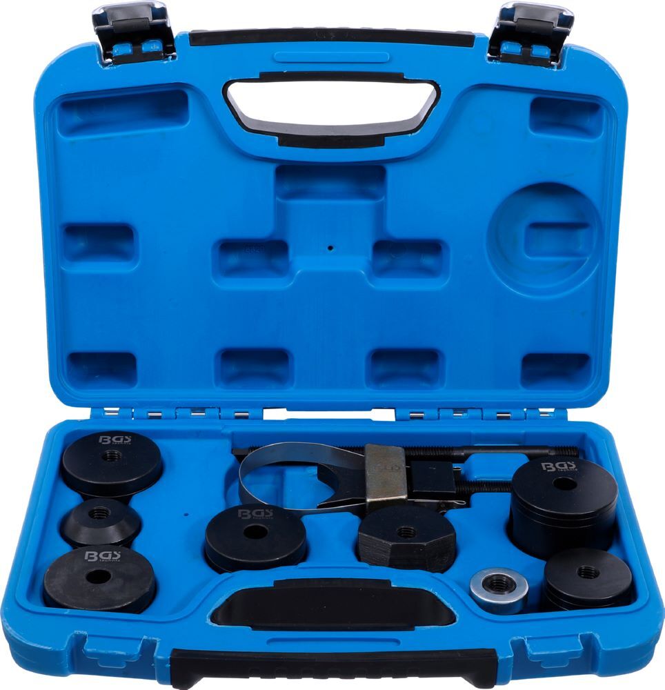 BGS Längslenkerbuchsen Werkzeug Satz für BMW Hinterachse 10 teilig Produktbild BGS Längslenkerbuchsen Werkzeug Satz für BMW Hinterachse 10 teilig