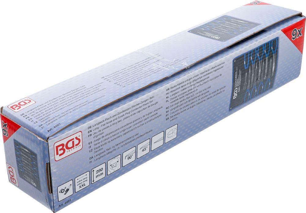 BGS Langbeck / Flach- und Zündkerzen Stecker Zangen-Satz extra lang 9 teilig Produktbild BGS Langbeck / Flach- und Zündkerzen Stecker Zangen-Satz extra lang 9 teilig bild 7