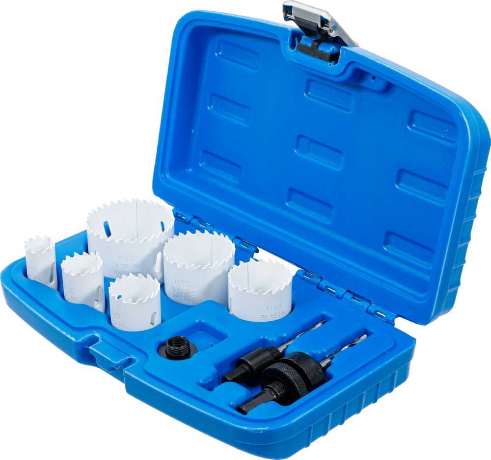 BGS Lochsägen Satz Durchmesser 22 - 65 mm Tiefe 40 mm 8 teilig Produktbild BGS Lochsägen Satz Durchmesser 22 - 65 mm Tiefe 40 mm 8 teilig bild 3