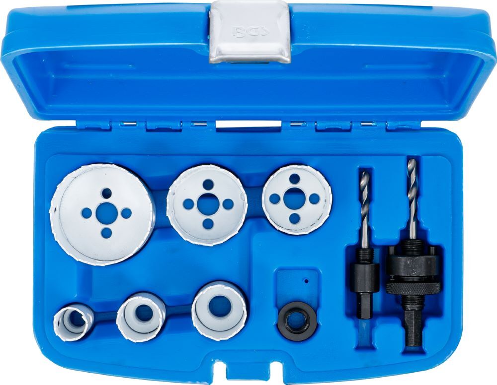 BGS Lochsägen Satz Durchmesser 22 - 65 mm Tiefe 40 mm 8 teilig Produktbild BGS Lochsägen Satz Durchmesser 22 - 65 mm Tiefe 40 mm 8 teilig bild 4