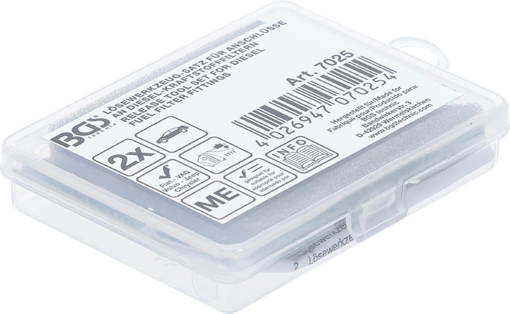 Produktbild BGS Lösewerkzeug Satz für Anschlüsse an Diesel-Kraftstofffiltern für Fiat, VAG, bild 4