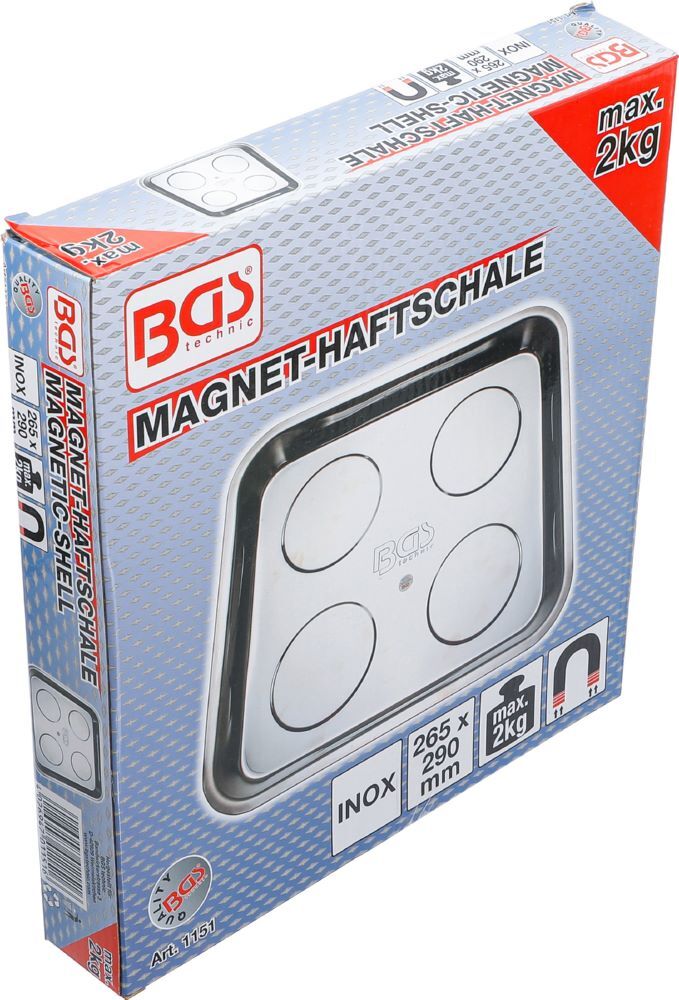 Produktbild Magnet Haftschale Edelstahl 265 x 290 mm bild 3