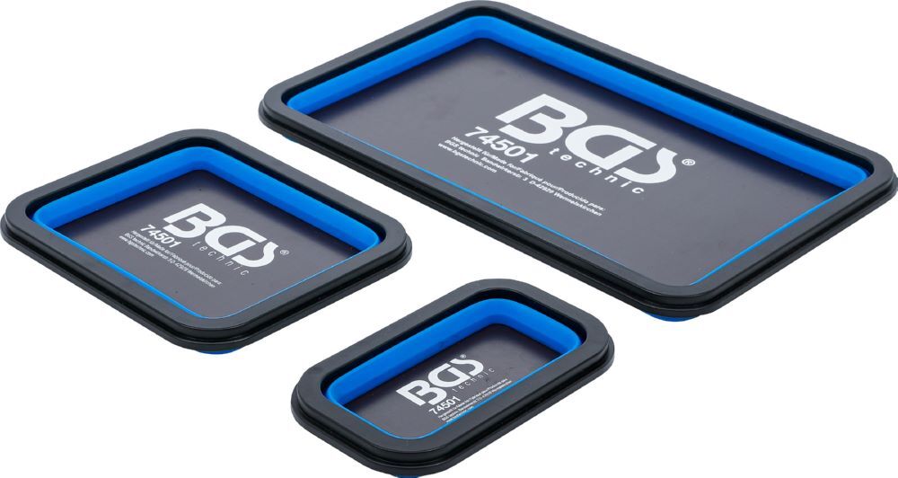 Produktbild Magnet Haftschalen Satz Silikon faltbar 3 teilig bild 6