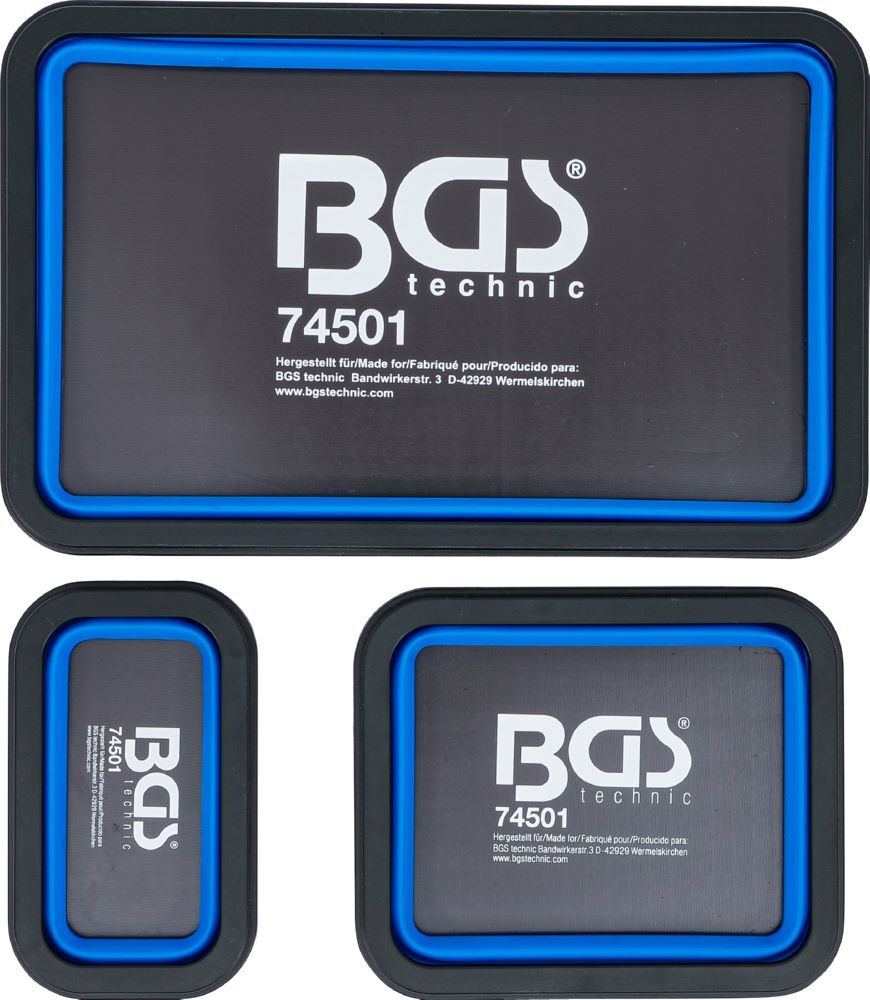 Produktbild Magnet Haftschalen Satz Silikon faltbar 3 teilig bild 8