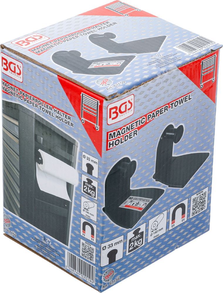 Produktbild Magnet Papierrollen Halter 2 teilig bild 4