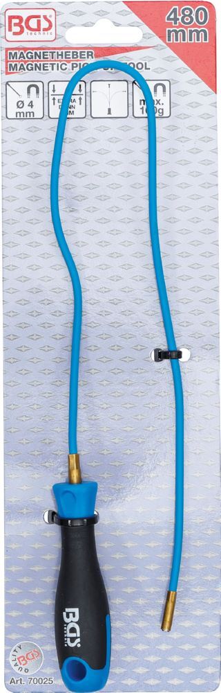 BGS Magnetheber flexibel 480 mm Zugkraft 0,1 kg Produktbild BGS Magnetheber flexibel 480 mm Zugkraft 0,1 kg bild 3