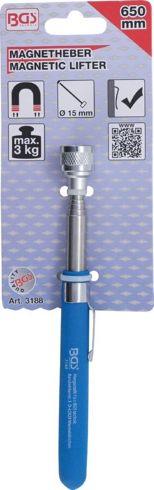 BGS Magnetheber 650 mm Zugkraft 3 kg Produktbild BGS Magnetheber 650 mm Zugkraft 3 kg bild 2