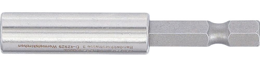 Produktbild Magnetischer Bithalter extra stark Abtrieb Außensechskant 1/4 Zoll 60 mm bild 3
