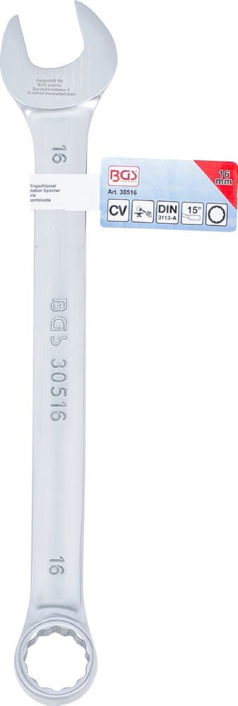 BGS Maul Ringschlüssel 16 mm Produktbild BGS Maul Ringschlüssel 16 mm bild 4