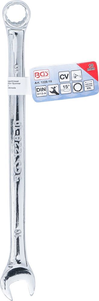 BGS Maul Ringschlüssel extra lang 10 mm BGS Maul Ringschlüssel extra lang 10 mm