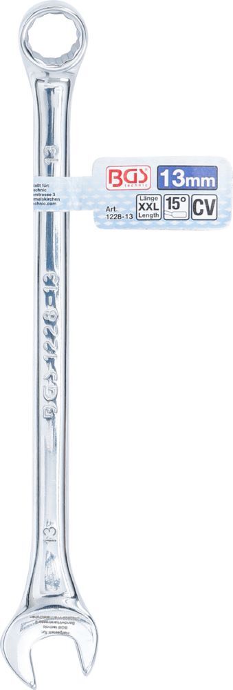 BGS Maul Ringschlüssel extra lang 13 mm BGS Maul Ringschlüssel extra lang 13 mm