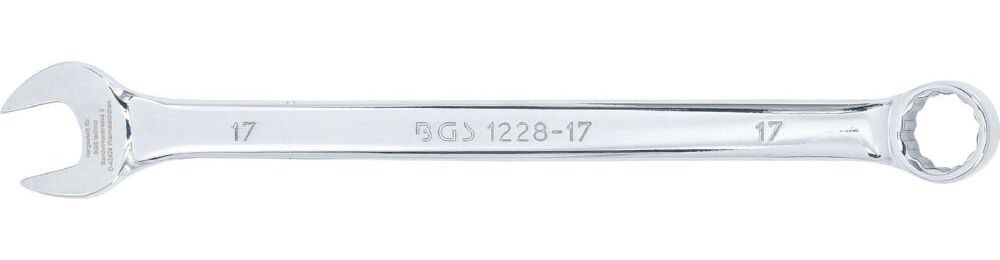 BGS Maul Ringschlüssel extra lang 17 mm Produktbild BGS Maul Ringschlüssel extra lang 17 mm bild 3
