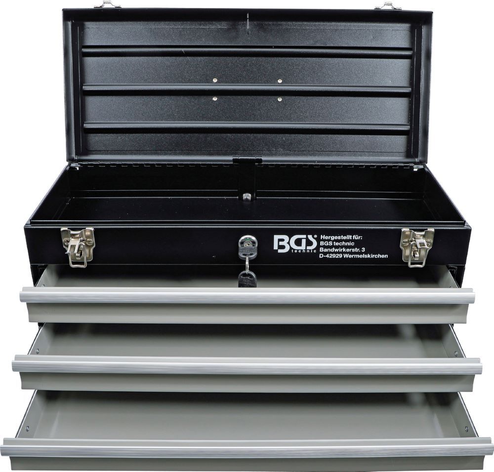 Produktbild Metall Werkzeugkoffer leer 3 Schubladen bild 2