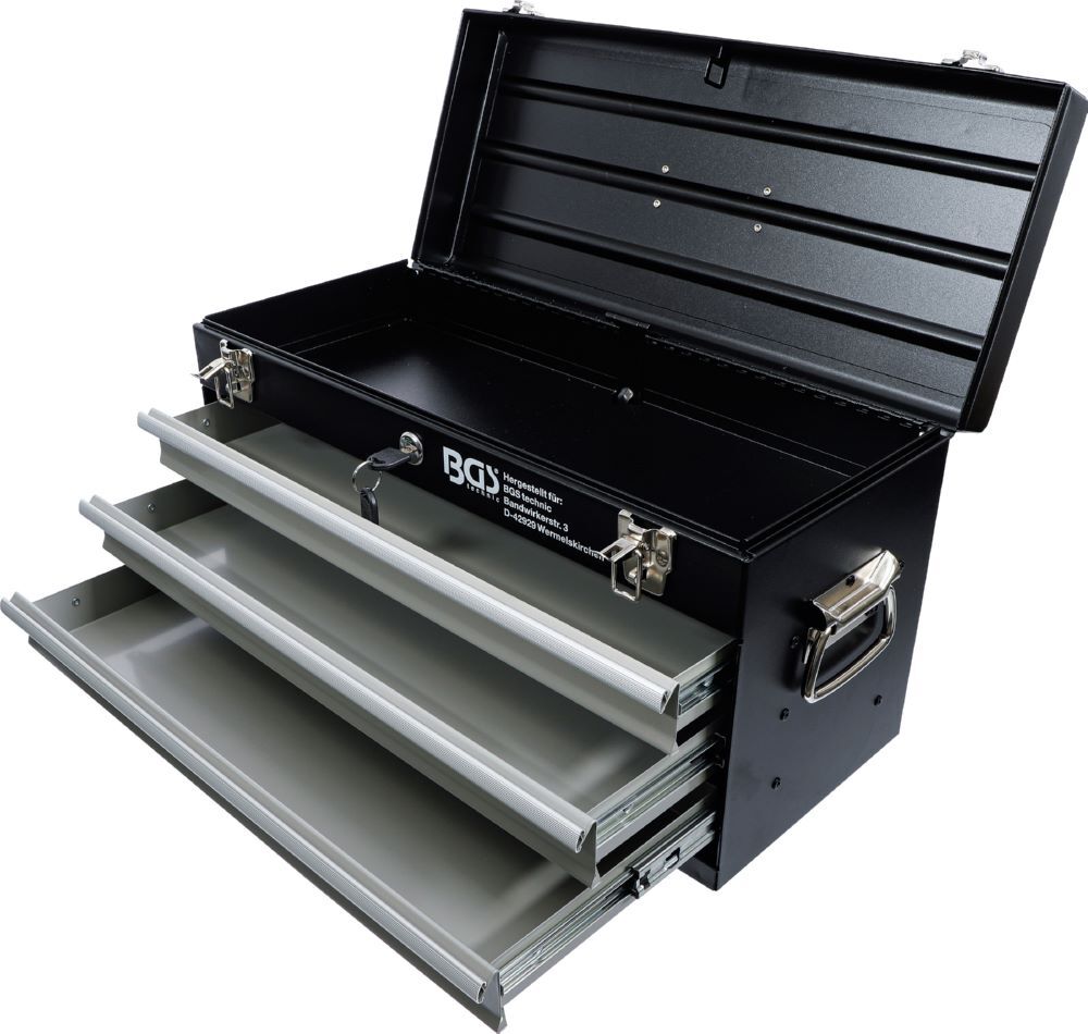 Produktbild Metall Werkzeugkoffer leer 3 Schubladen bild 3
