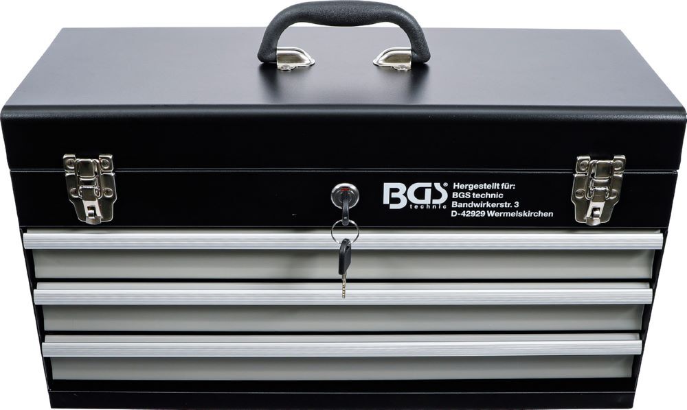 Produktbild Metall Werkzeugkoffer leer 3 Schubladen bild 4