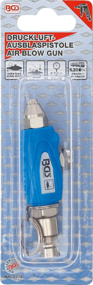 BGS Mini Druckluft Ausblaspistole 6,3 bar Produktbild BGS Mini Druckluft Ausblaspistole 6,3 bar bild 4