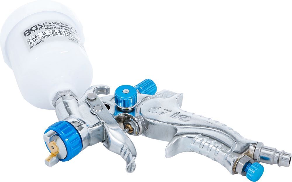 BGS Mini Druckluft Farbsprühpistole 120 cm³ Produktbild BGS Mini Druckluft Farbsprühpistole 120 cm³ bild 3