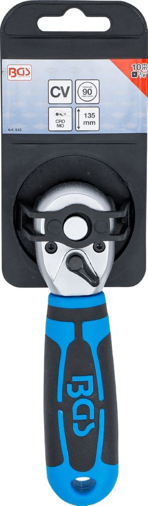 Produktbild Mini Umschaltknarre Abtrieb Außenvierkant 10 mm 3/8 Zoll bild 6