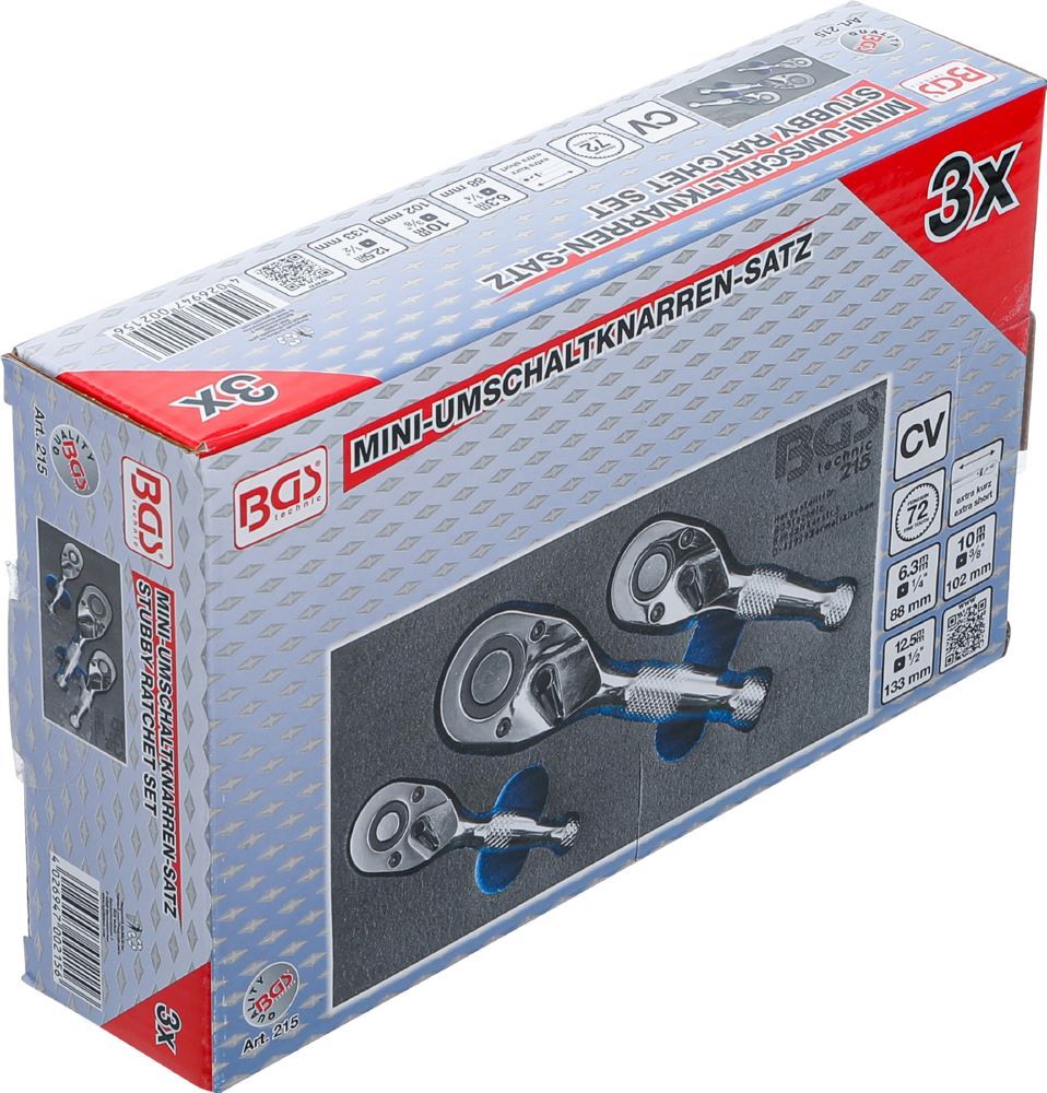 Produktbild Mini Umschaltknarren Satz 3 teilig bild 7