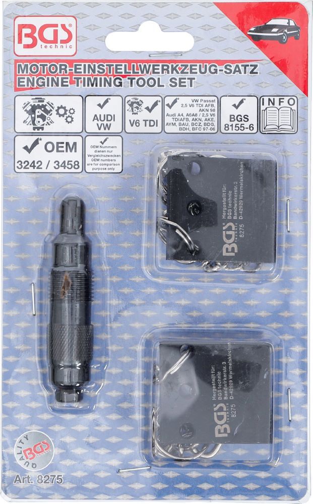 BGS Motor Einstellwerkzeug Satz für Audi, VW V6 TDI Produktbild BGS Motor Einstellwerkzeug Satz für Audi, VW V6 TDI bild 4