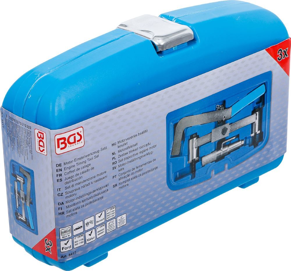 Produktbild BGS Motor Einstellwerkzeug Satz für Renault Volvo Ford 16V 20V Benzin bild 6