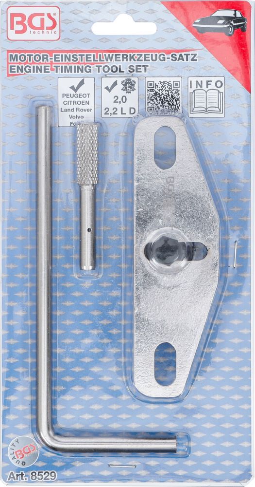 Produktbild BGS Motor Einstellwerkzeug Satz für Rover Peugeot Ford Volvo 2.0, 2.2l D bild 4