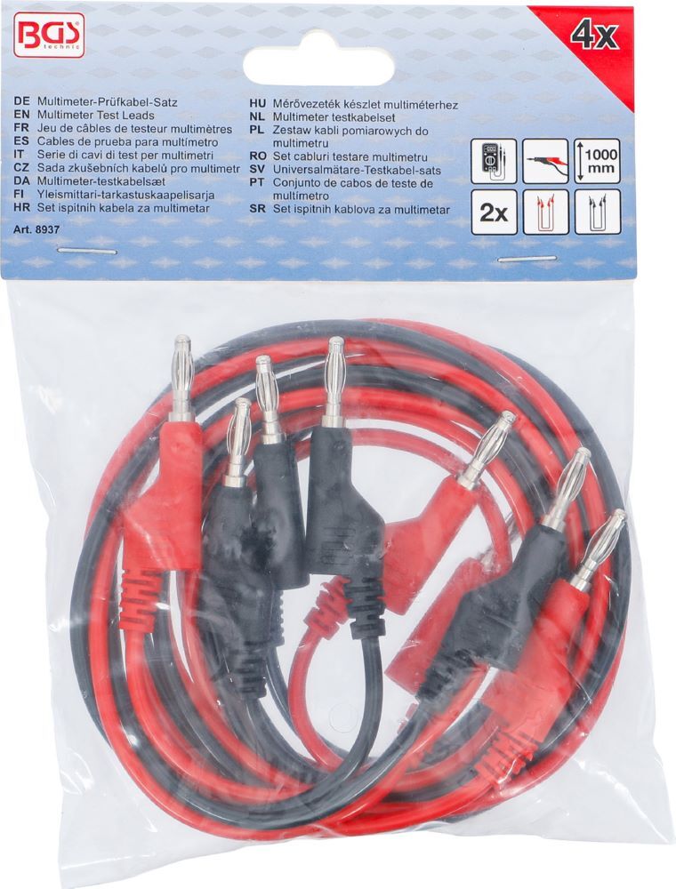 Produktbild Multimeter Prüfkabel Satz 4 mm bild 4