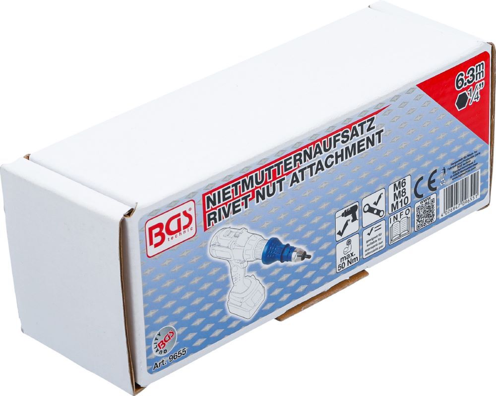 Produktbild Nietmutternaufsatz M6 / M8 / M10 bild 4