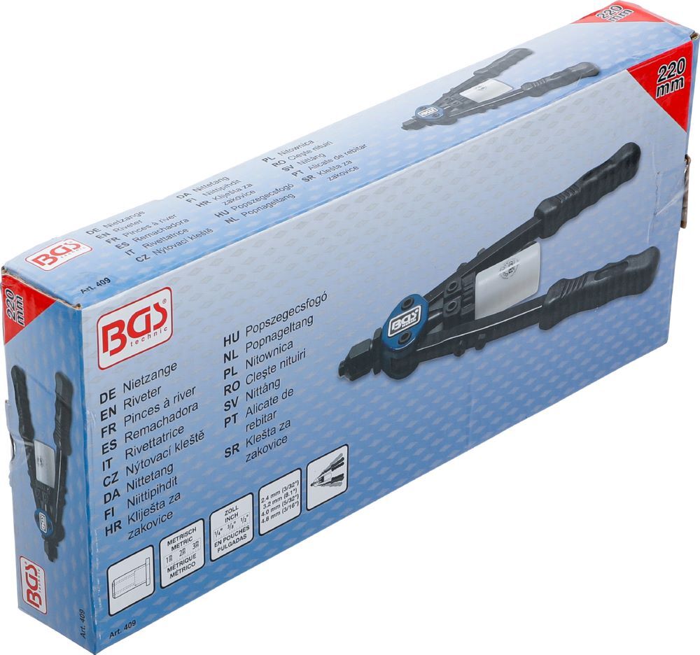 Produktbild Nietzange Langarm mit Sammelflasche bild 5