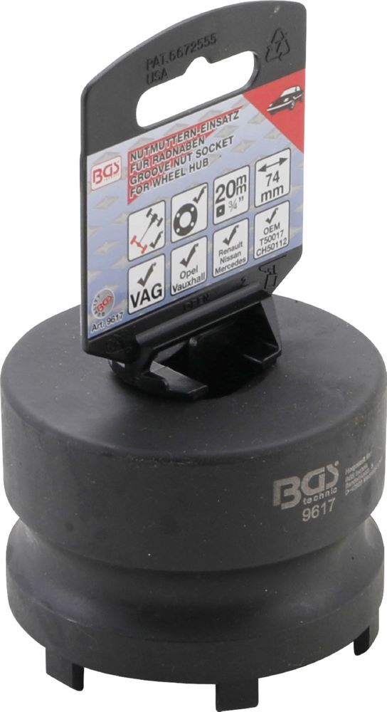 BGS Nutmuttern Einsatz für Radnaben Zapfen außen liegend für Mercedes-Benz, Nissan Produktbild BGS Nutmuttern Einsatz für Radnaben Zapfen außen liegend für Mercedes-Benz, Nissan bild 3
