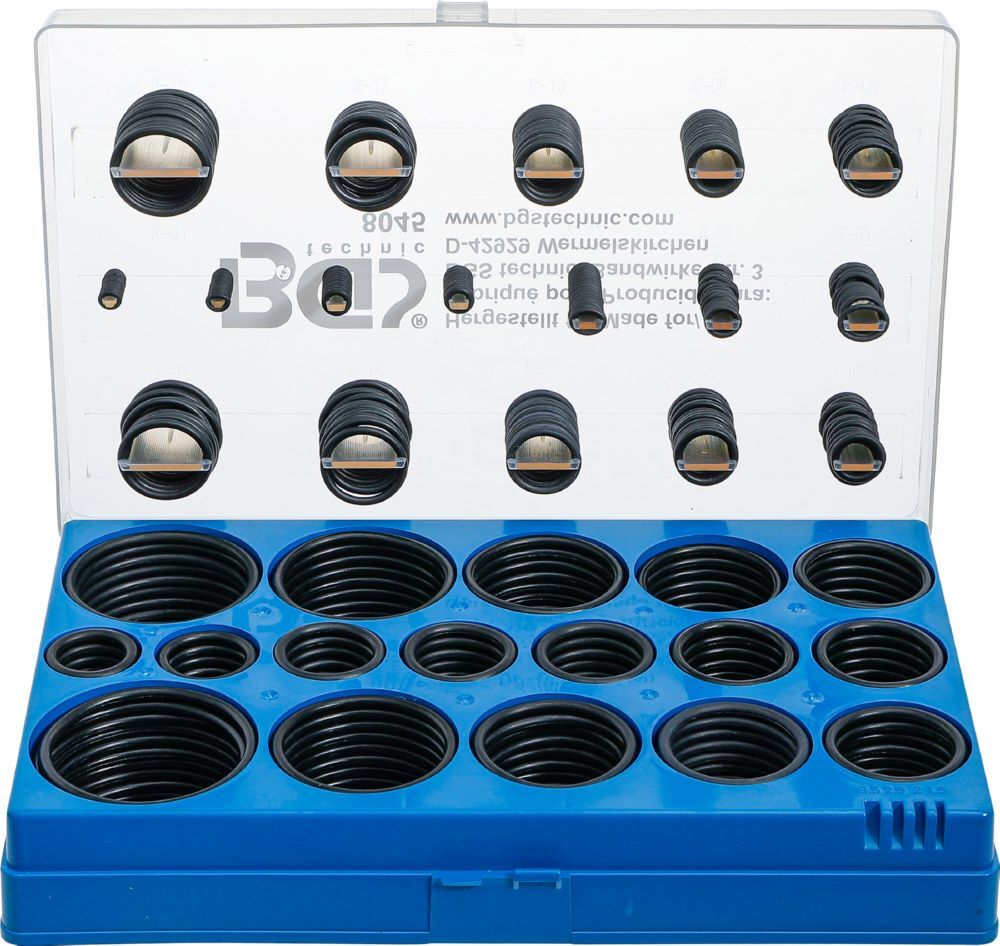 Produktbild BGS O-Ring Sortiment Durchmesser 3 - 50 mm 419 teilig