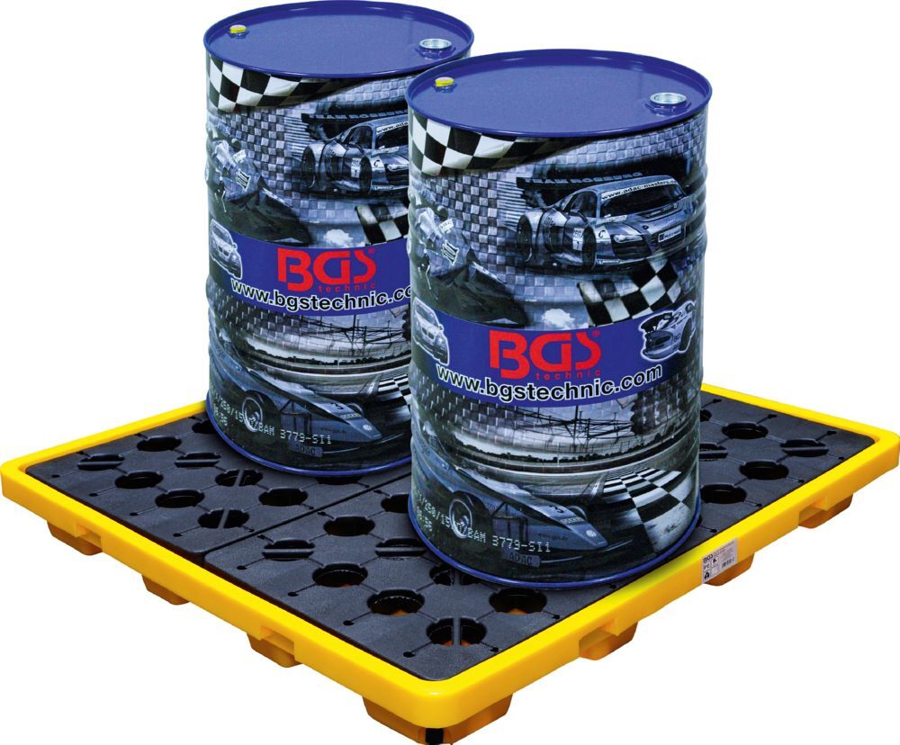 Produktbild Öl-Auffangwanne mit Gitterrost für 4 x 200 Fässer bild 2