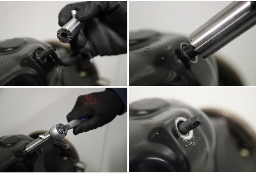 Produktbild Ölablass Schrauben Dichtsitz Fräser Satz 8 teilig bild 7