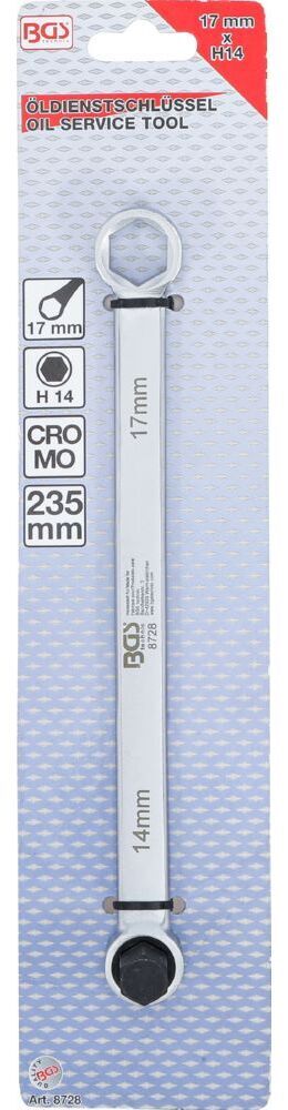 Produktbild Öldienstschlüssel 17 mm x H14 bild 4