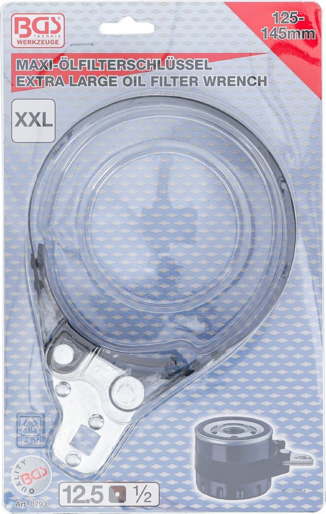 BGS Ölfilter Bandschlüssel XL Durchmesser 125 - 145 mm Produktbild BGS Ölfilter Bandschlüssel XL Durchmesser 125 - 145 mm bild 4