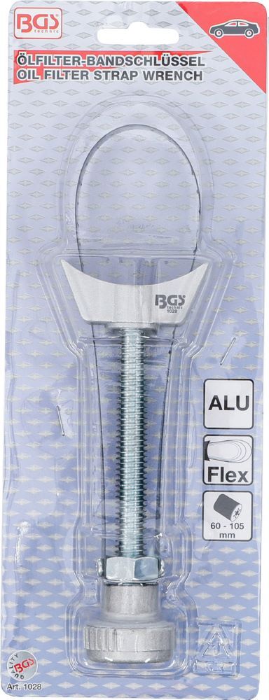 Produktbild Ölfilter Bandschlüssel Federbandstahl Alu-Druckguss Durchmesser 60 - 105 mm bild 6