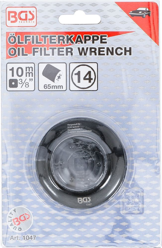Produktbild Ölfilterschlüssel 14-kant Durchmesser 65 mm für Daihatsu, Fiat, Nissan, Toyota bild 4