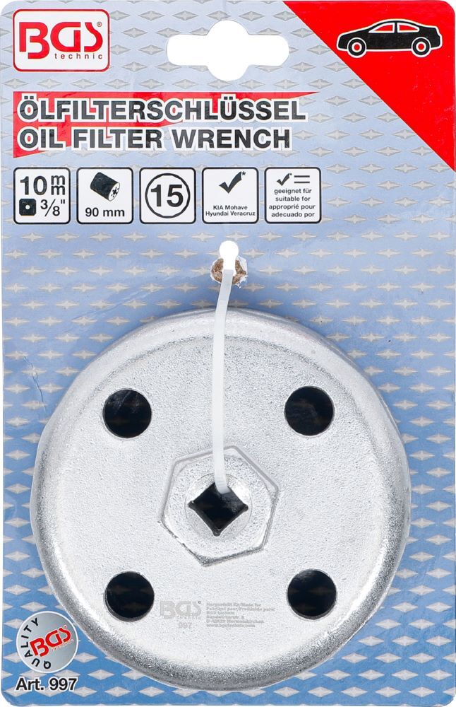 Produktbild Ölfilterschlüssel 15-kant | für Hyundai, Kia bild 4