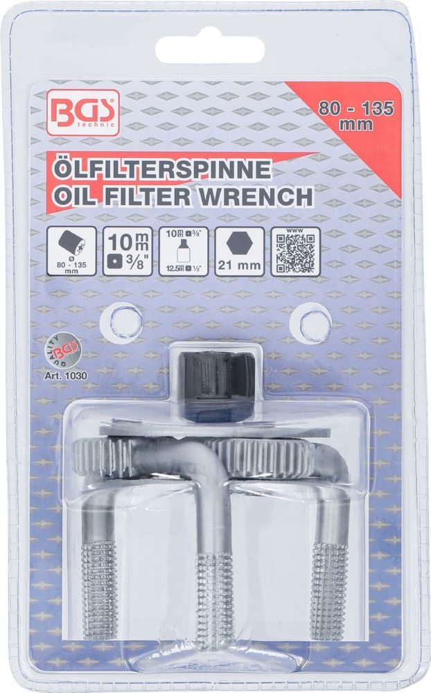 Produktbild Ölfilterspinne 3-armig für Ölfilter Durchmesser 80 - 135 mm bild 4