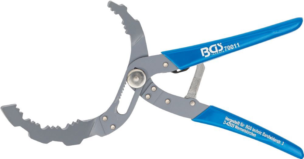 Produktbild BGS Ölfilterzange selbstjustierend Durchmesser 60 - 120 mm 30 grad abgewinkelt