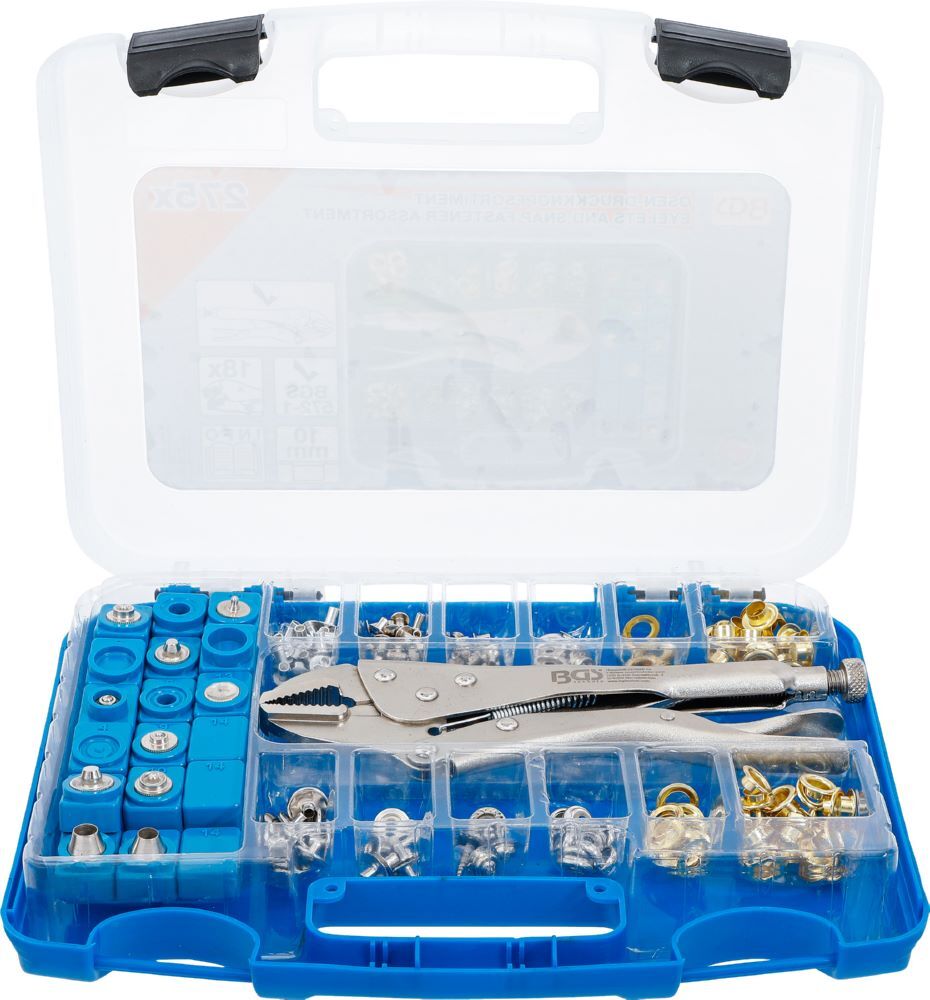 Produktbild BGS Ösen-Druckknopf Sortiment 275 teilig